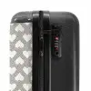 Valentijn stippen patroon zwart NBS - Handbagage koffer - Kinderen Unisex middel -slot