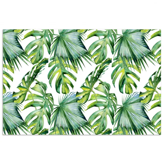 Bladeren - Monstera - Jungle - Tropical poster papier klein -3d