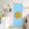 Bloem - Smiley - Kleurrijk deurposter klein -sfeer5