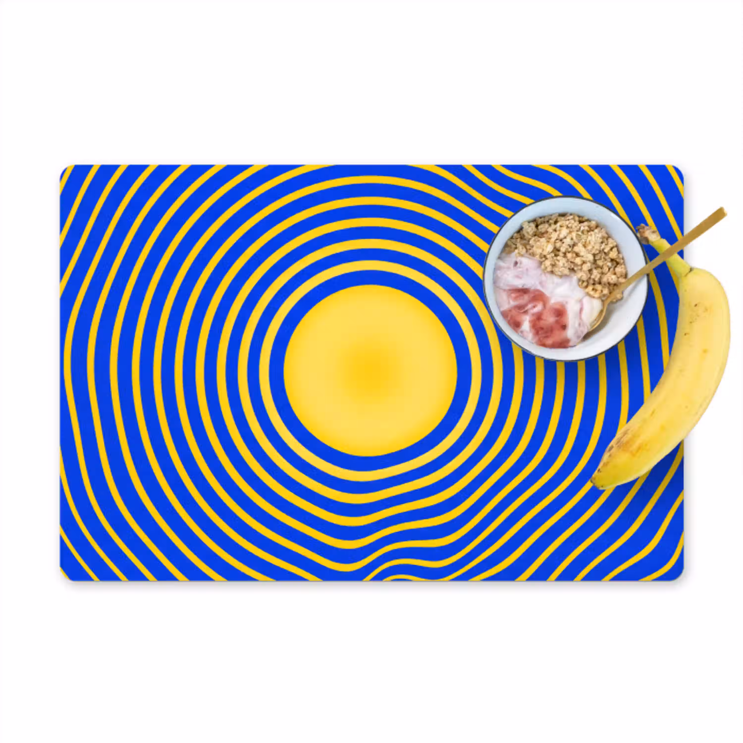Abstract patroon - Blauw Placemat vinyl groot -zzzproduct_Kitchenyeah-website