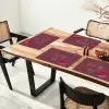 Kiss my ass - Lip - Bordeaux Placemat vinyl groot -zzsfeer4_Kitchenyeah-website