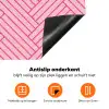 Roze - Patroon - Lijnen Inductie beschermer vinyl 3mm klein 276 -zzzzzzz-td-onderkant