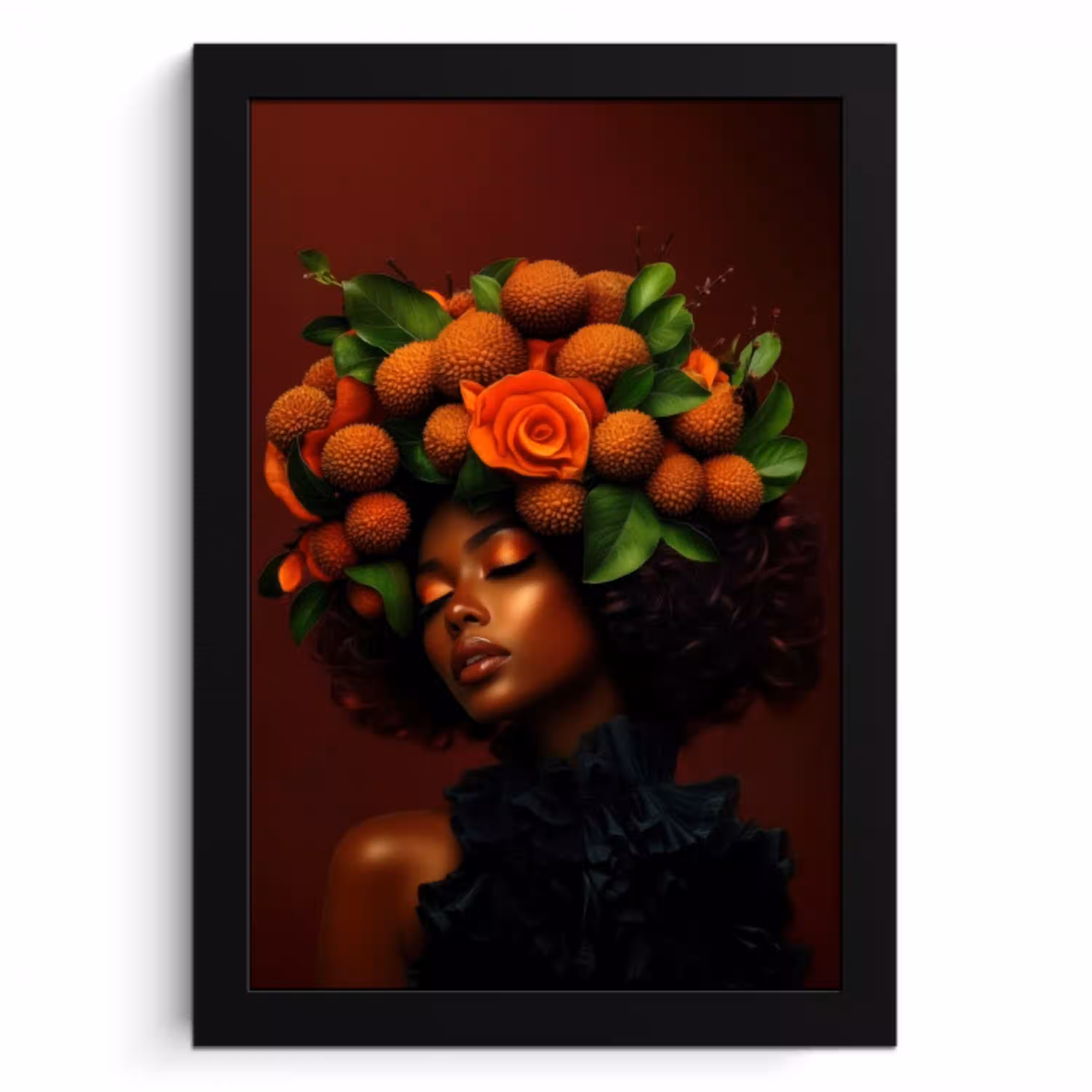 Vrouw - lychee - exotisch KitchenYeah - Keuken - Fotolijst klein -3d