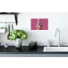 Softijs - Edelstenen - Roze - Hoorntje Muursticker klein -keuken