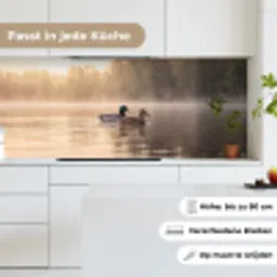 Eenden - Water - Mist - Natuur keuken achterwand 2 middel -sfeer4_DE