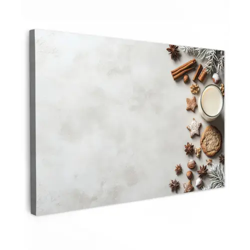Bakken - Kaneel - Licht - Winter canvas 2cm klein -z3d
