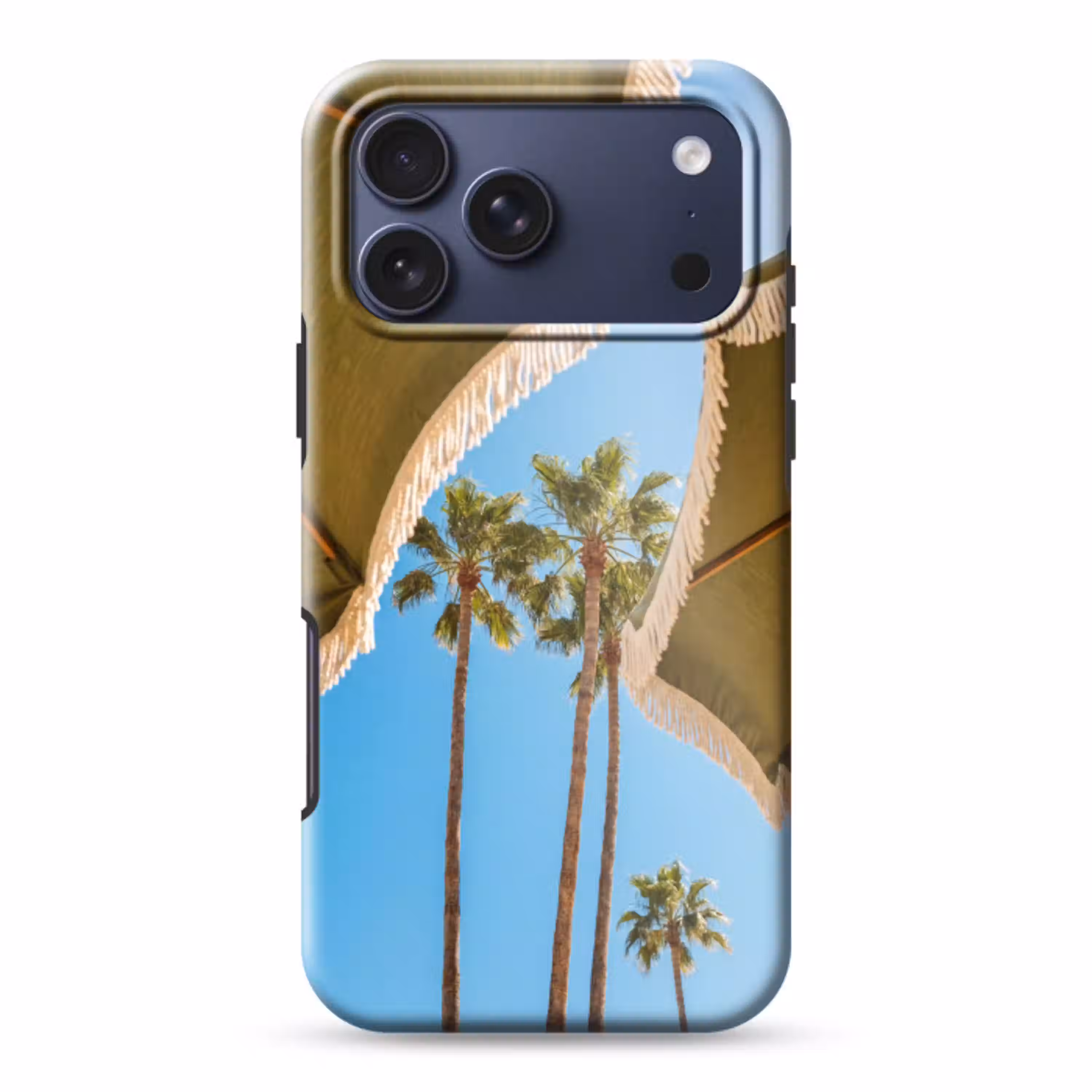 Parasol - Groen - Franjes - Zomer - Tropisch Toughcase MagSafe Apple iPhone 17 Pro Max klein -3d
