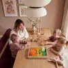 Dansen - Vrouwen - Verfstructuur Dienblad Rechthoek middel -sfeer4