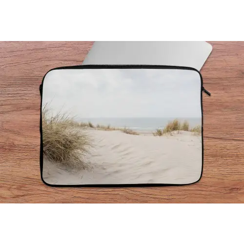 Wolken - Duinlandschap - Zand laptophoes neopreen klein -tafel