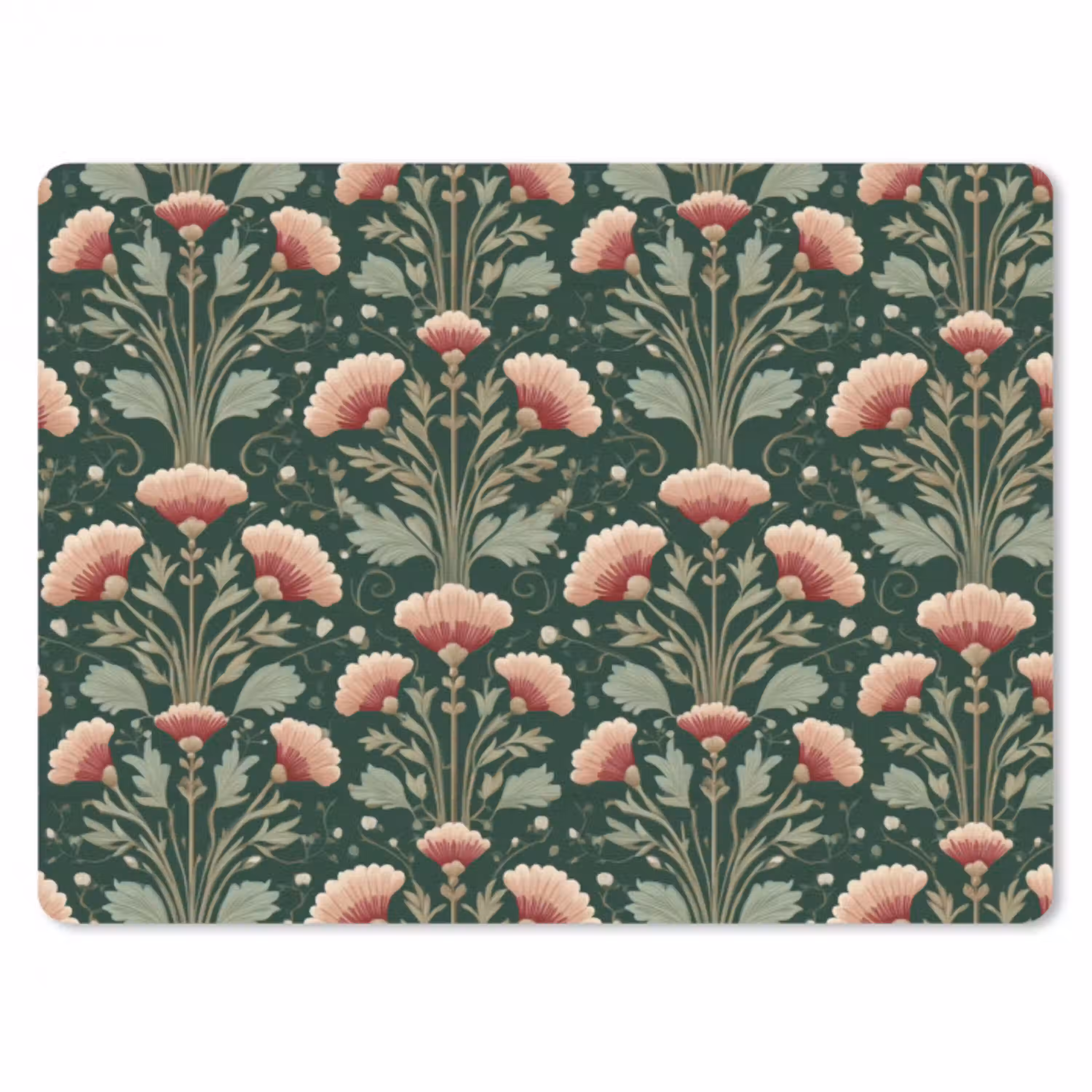Patroon - Botanisch - Kleurrijk muismat rubber klein 262 -3d