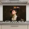 Vrouw - Victoriaans - Portret keuken achterwand spatscherm klein -3d_website