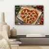 Pizza - Hart - Pepperoni - Tomaat canvas 2cm klein -sfeer6