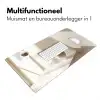 Mok - Latte - Minimalistisch - Schaduw Muismat XXL klein -sfeer4