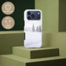 Fijnsparren - Sneeuw - Winter - Landschap - Stilte Toughcase MagSafe Apple iPhone 17 Pro Max klein -USP_PrintM_NL