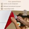 Vrouw - Beige - Bloem - Modern - Portret keuken achterwand spatscherm klein -spatscherm_NL