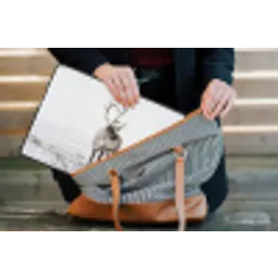Rendier - Gewei - Sneeuw - Winter laptophoes neopreen klein -tas