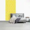 Geel - Patroon - Geometrisch fotobehang vinyl groot 64 -slaapkamer