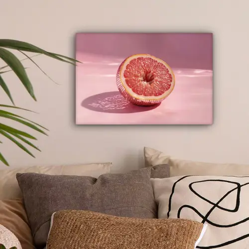 Grapefruit - Roze - Disco - Shiny canvas 2cm klein -sfeer1