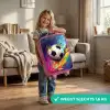 Neon - Voetbal - Kleurrijk Kinderkoffer - Roze klein -sfeer2_NL
