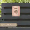 Zomer - Quote - Strepen tuinposter los doek klein -sfeer3