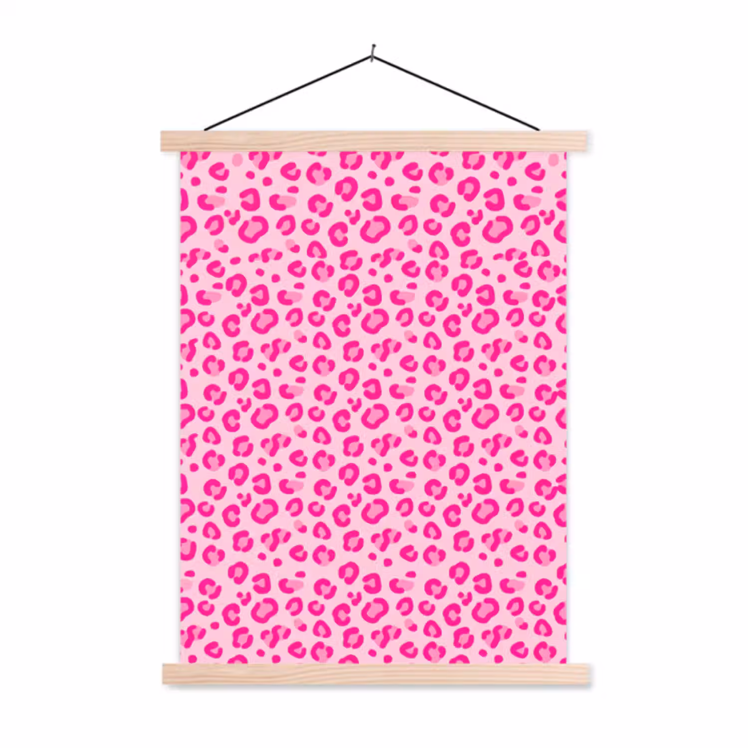 Hanging Poster - Animal Print - Pattern - Abstract - Modern - Pink