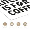 Quotes  - Koffie - Bonen - Modern poster papier klein -closeup_NL