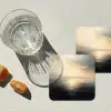 Zon - Horizon - Zee onderzetter kurk middel -sfeer4