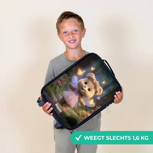 Beer - Vlinders - Bos - Fairy Kinderkoffer - Zwart klein -sfeer4_NL