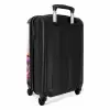 Aquarel paard in kleurexplosie Koffer - NBS - Handbagage middel -achterkant