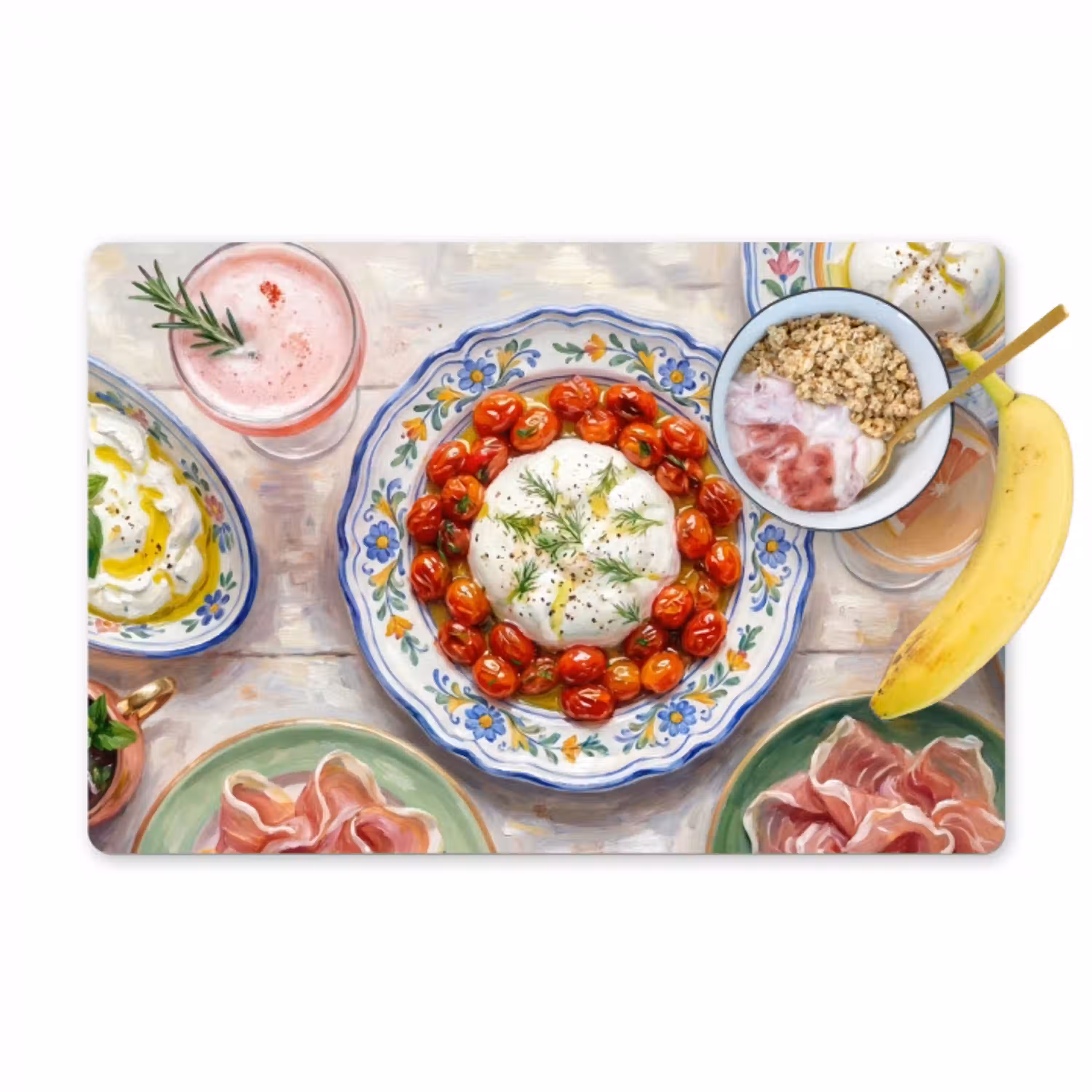 Eten - Tafel - Divers - Modern Placemat vinyl groot -zzzproduct_Kitchenyeah-website