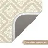 Floraal - Ornament - Beige WCmat klein 1009 -USP_AntislipNL
