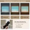 Strand - Blauwe lucht - Geel - Parasol Light Box met batterij (Wandlamp) middel -USP_lichtkleurNL