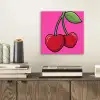 Kers - Roze - Fruit aluminium wit klein -sfeer1