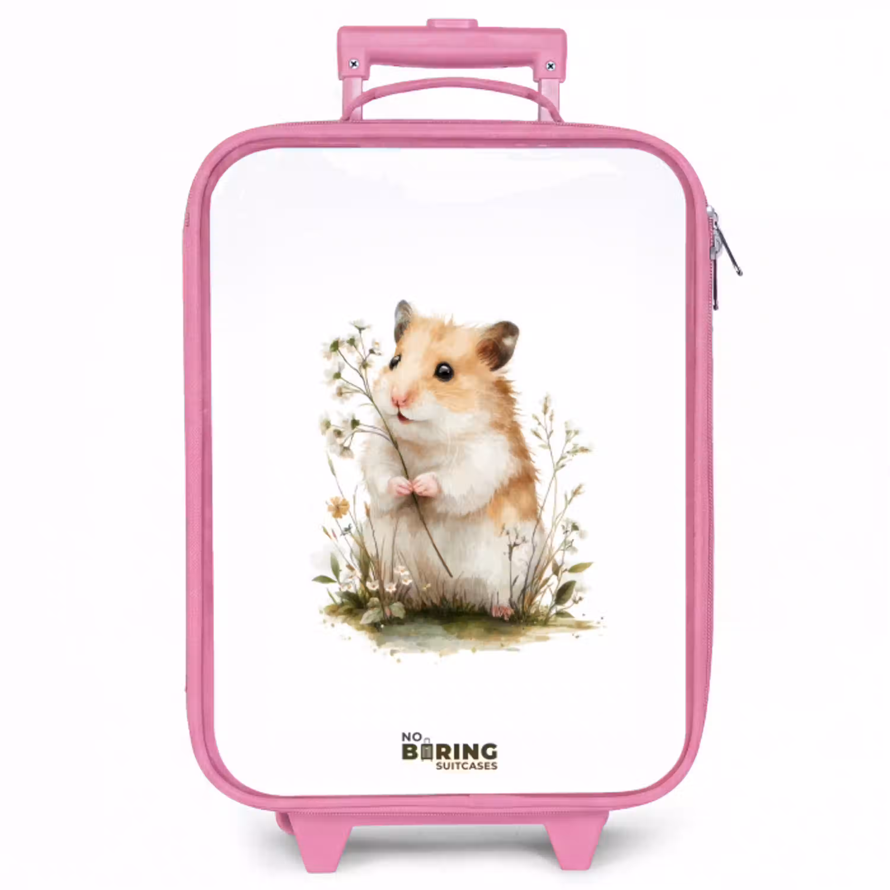 Dier - Natuur - Hamster Kinderkoffer - Roze klein -zzz_website3d