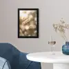 Hazestaartgras - Wit - Zonlicht fotolijst zwart zonder passe partout klein -sfeer4