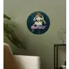 Vrouw - Roos - Quote Wandcirkel behangsticker klein -sfeer2