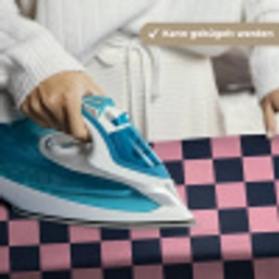 Traditioneel - Patroon - Blauw - Roze Wandkleed katoen klein 269 -tsfeer9_DE