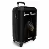 Elegant zwart paard NBS - Handbagage koffer - Kinderen Unisex middel -productfoto_3d