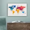 Wereldkaart - Graffiti - Kleurrijk canvas 2cm klein -sfeer4