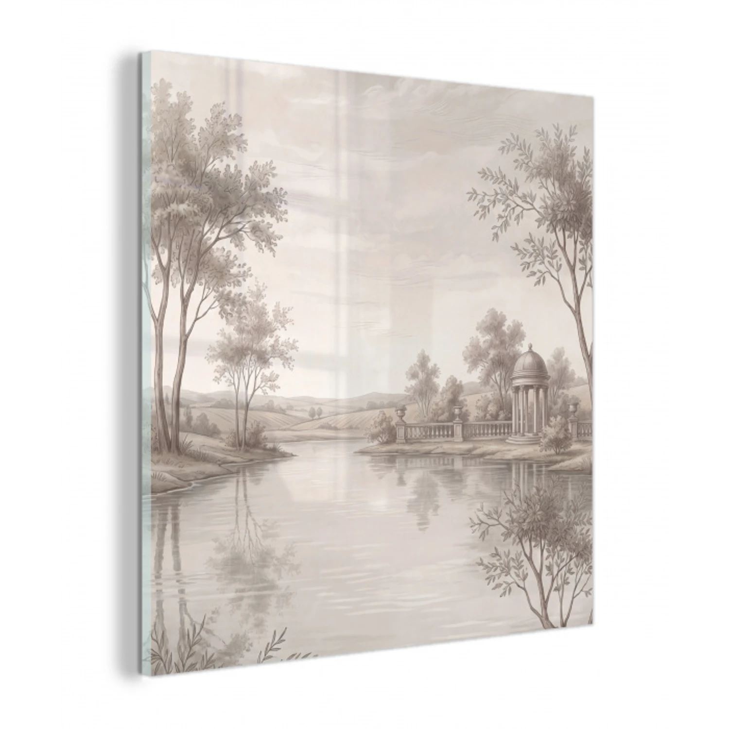 Terras - Water - Natuur - Landschap plexiglas 5mm klein -z3d