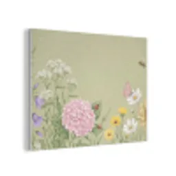 Botanisch - Bloemen - Kleurrijk PET vilt klein -3d