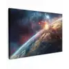 Heelal - Sterren - Ruimte - Planeet canvas 2cm klein -z3d