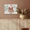 Kerstman- Winter - Sneeuw - Wit - Rood PET vilt klein -sfeer4
