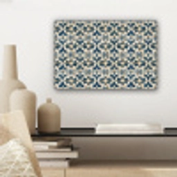 Tegel - Patroon - Blauw - Beige canvas 2cm klein 34 -sfeer6