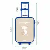 Kat omringd door beige stippen Kinderkoffer - Blauw klein -productfoto_formaten