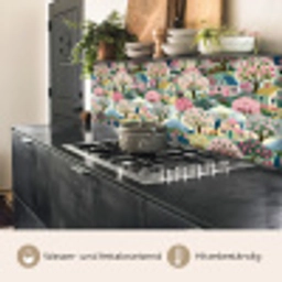 Nostalgisch - Idyllisch - Kleurrijk keuken achterwand 2 middel 871 -usp_DE