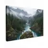 Waterval - Bomen - Bergen canvas 2cm klein -z3d