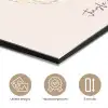 Kerstman - Kerst - Quote - Beige aluminium wit klein -closeup_NL
