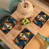 Portret - Abstract - Vormen Placemat vinyl groot -zzsfeer5_Kitchenyeah-website