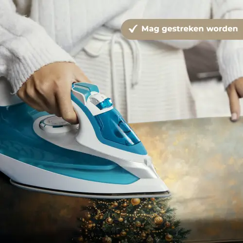 Kerstboom - Cadeaus - Goud Wandkleed katoen klein -sfeer9